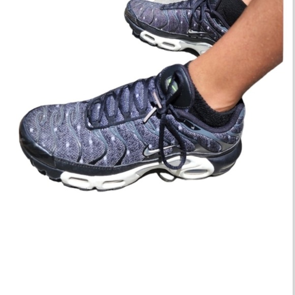 Nike Air Max Plus Navy Palm Trees Sz 11.5 Athletic Sneakers Shoes CI2301-400